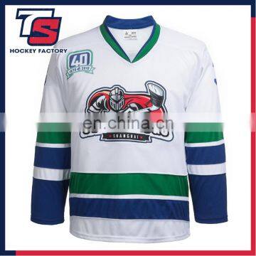 high quality custom hockey jersey ice hockey shirts vancouver canucks