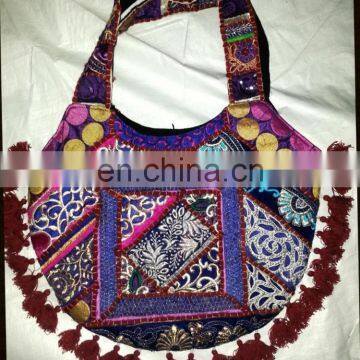 Latest 2015 Patch Work Traditional Handmade Antique Ethnic Vintage Banjara Wholesale Boho Sling Hand Bag