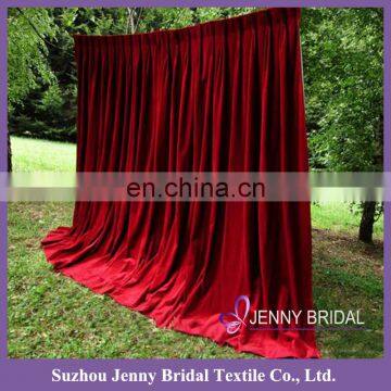 BCK125 velvet curtain fabric american fancy curtain designs velvet backdrop