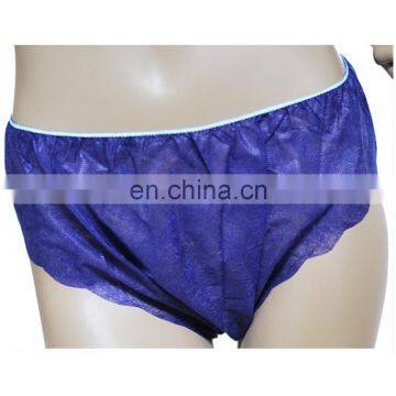 Disposable patient dark blue underwear brief