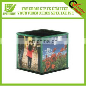 Custom Made Rotating Cube Photo Frame