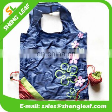 2016 custom design of polyester shopping bag, folding shopping bag