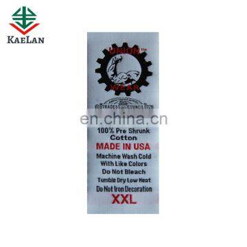 Custom design woven labels for clothes/shoes/bags