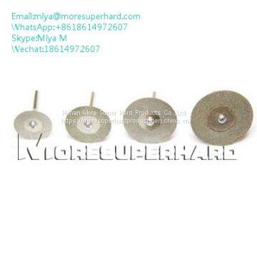 Diamond Rotary Cutting Disc for grinding glass,jade,porcelain, miya@moresuperhard.com