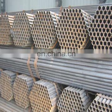 Updated best sell erw black round steel pipe / Q235 construction scaffold pipe/tube, Black round