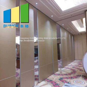 Melamine Conference Hall Folding Partition Walls Acoustic Sliding Sound Proof Fire Proof photo-3