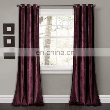 Ebay uk solid velvet fabric  italy curtains for the living room