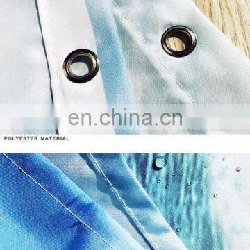 Custom Logo Carpet Christmas Shower Curtains Kiss my Airs Doormat Custom Design Shower Curtain Set Made in China photo-4