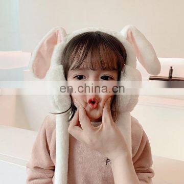 6567/2020 Newest Korea Fashion Winter Warm Earmuffs Cute Thicken Plush Rabbit Function Kids Earflap photo-4