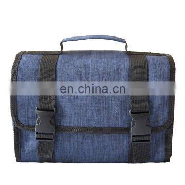 Fashion Men Folding Roll Toiletry Bag Hanging Storage Organizer Washing Travel Bag With Hook photo-5