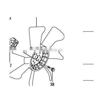 123915-44741 fen coolingfor 4TNV106 engine