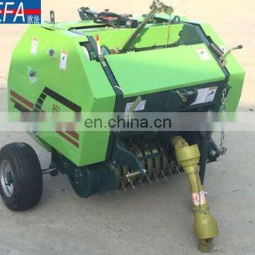 Tractor mounted PTO ce round hay balers machine