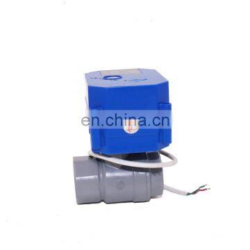 CE RoHS Dn15 5v Pvc Electric Plastic Flow Control Valve photo-7