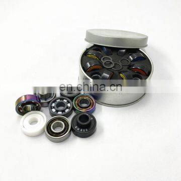 Tin Box Packing High Precision Skateboard Bearing 608 Bearing photo-6