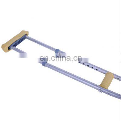 Adjust Underarm Aluminum Alloy Medical Crutches Pushbutton Crutches photo-4