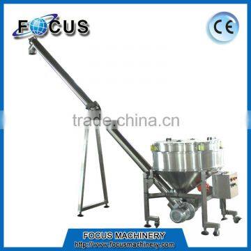 Screw Conveyor With Vibratory Screening, inclination sprial feeder conveyor