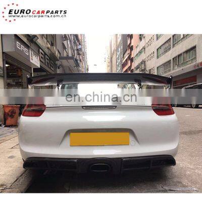 Porch 981 Camman to GT4 Style Body Kit Full Set 2012y-2016y for 981 Camman to GT4 With Front Bumper and Lip Rear Diffuser Wing photo-3