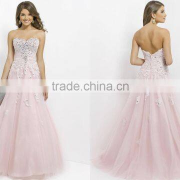 Hot Sale New Arrive High Quality Charming Prom Dress with Beading and Appliques Sweetheart Elegant Prom Dress