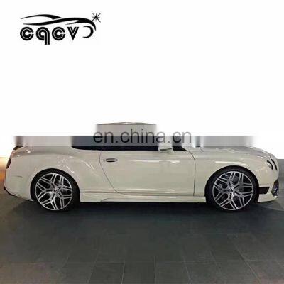 Body Kit Suitable for Bentley Continental GT in v Style Carbon Fiber Front Bumper Rear Bumper Side Skirts and Wing Spoiler