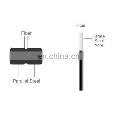 G657 2 Core 1 fo Fire Retardant Cable Ftth Fiber Optic Drop Wire