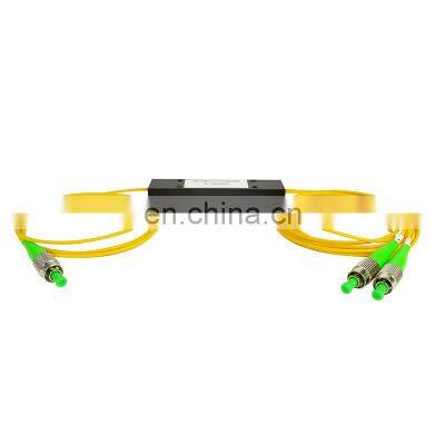 1X2 2X2 FC/APC Single Mode Fiber Optic FBT Coupler ,FBT Splitter