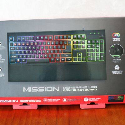 Color Keyboard Pattern Printing Paper Box Printed Corrugated Small Cardboard Box Keyboard Packaging Box photo-2