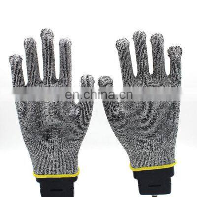 OEM Food Grade Level 5 Anti Cut Proof Safety Hand Protection Yard Work Kitchen Cut Resistant Gloves