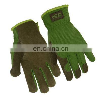 HANDLANDY hot seller leather driving in Stock industrial Construction Hand safety gloves