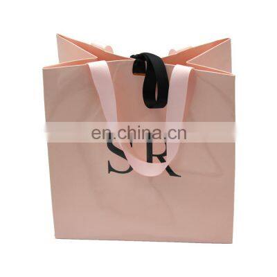 printed luxury shopping gift custom kraft making machine paper bags with your own logo