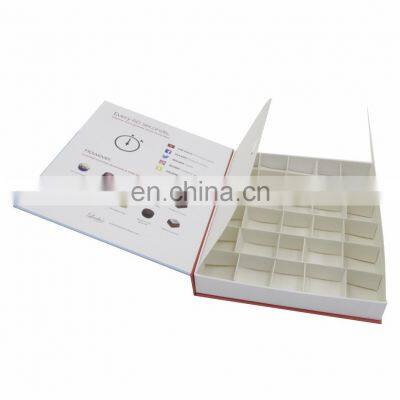 Luxury presentation custom made Eco-Friendly wholesales print paper chocolate packaging gift box