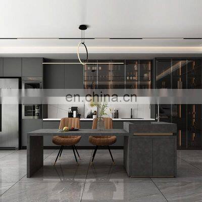 Modern High Gloss Kitchen Cabinet With All Accessories Included photo-5
