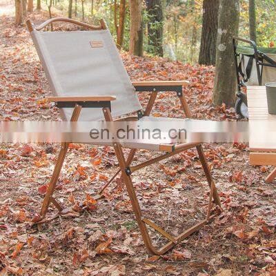 New Design Adjust Heavy Duty Logo Beach Custom Lightweight Kids Wood Outdoor Camping Chair Foldable photo-2