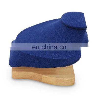 Factory Direct Supply Blue Wooden Jewelry Display Necklace Stand photo-5