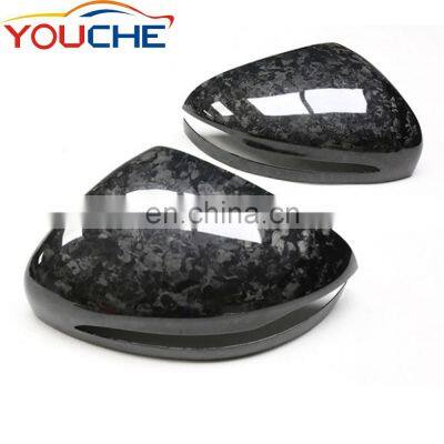 Forged carbon fiber mirror cover for Mercedes GLC class W253 S class W222 C class W205 E class W213 W238