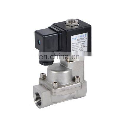 24 volt 1.5 inch 2 Way PTFE Seat Steam Stainless Steel Solenoid Valve