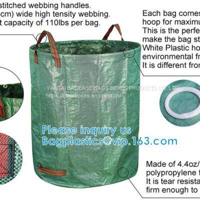 Reusable Gardening Bag With Lid Pop Up Bag, Pop Up Garden Bags for Leaf, Garden Bags, Reusable Heavy Duty Gardening Bag photo-4