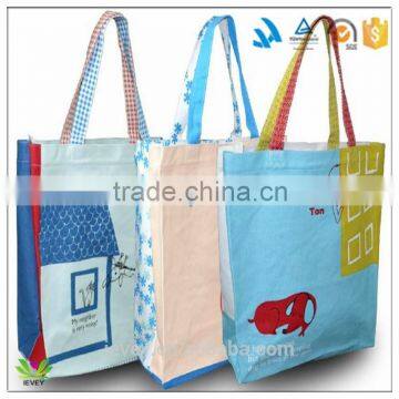 coloured souvenir cotton funny canvas shopping bag