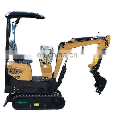 Chinese factory Europe design 1.0Ton Crawler Excavator Mini Digger Tractor for garden construction