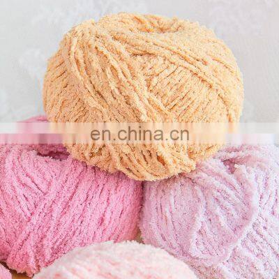 OEKO-TEX Crochet Dolls Soft Polyester Spandex Yarn Crochet