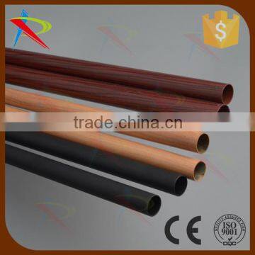 Wooden finished metal curtain poles/rods/pipes