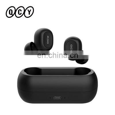 Original QCY T1C QS1 Wireless Headset TB 5.0 3D Stereo TWS Dual Microphone HD Call Headset Custom APP