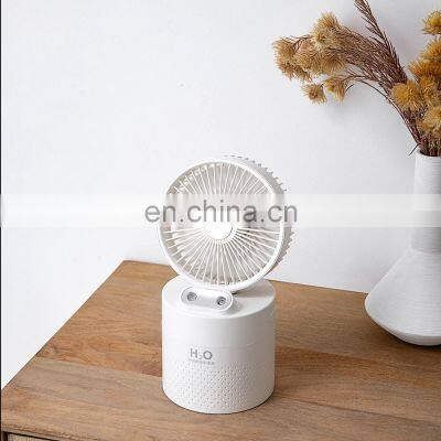 OEM/ODM GXZ-JF01 Rechargeable USB Humidifier 1L Tank Capacity Fan With Inner Battery 4000 MAh photo-3