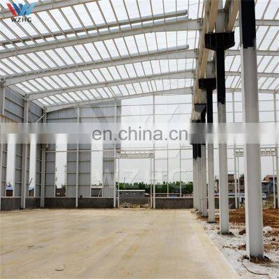 WZH chinese supplier prefab godown office steel structure hangar warehouse