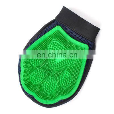 Custom Logo Deshedding Animal Shedding Brush Tool Hair Remover Pet Glove Cat Dog Pet Grooming Gloves photo-3