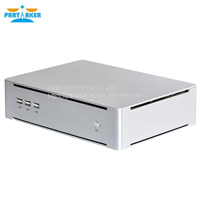 Partaker 8th 9th Gen Dedicated Mini PC Intel Core i7 9750H/9700F Gaming GTX1650 4G Dual DDR4 M.2 Desktop Industrial Computer