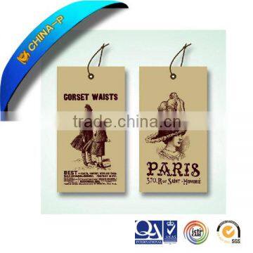 customized paper printed tag