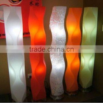 colorful plastic floor standing lamp / lamppost