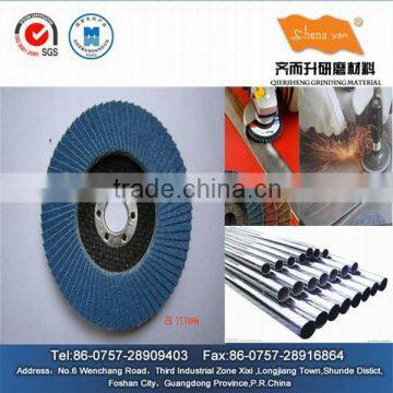 Zirconia flap disc for polishing stainless steel pipe