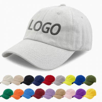 Custom Embroidery Logo Soft Top Sports Caps Wholesale Cotton Solid Plain Golf Hat Baseball Cap
