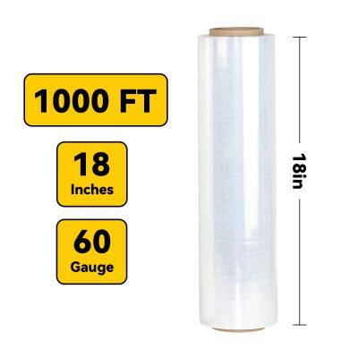 USA wholesale: High Barrier Flexible PE Stretch Film Wrap Soft Glossy Surface for Warehouse Packing